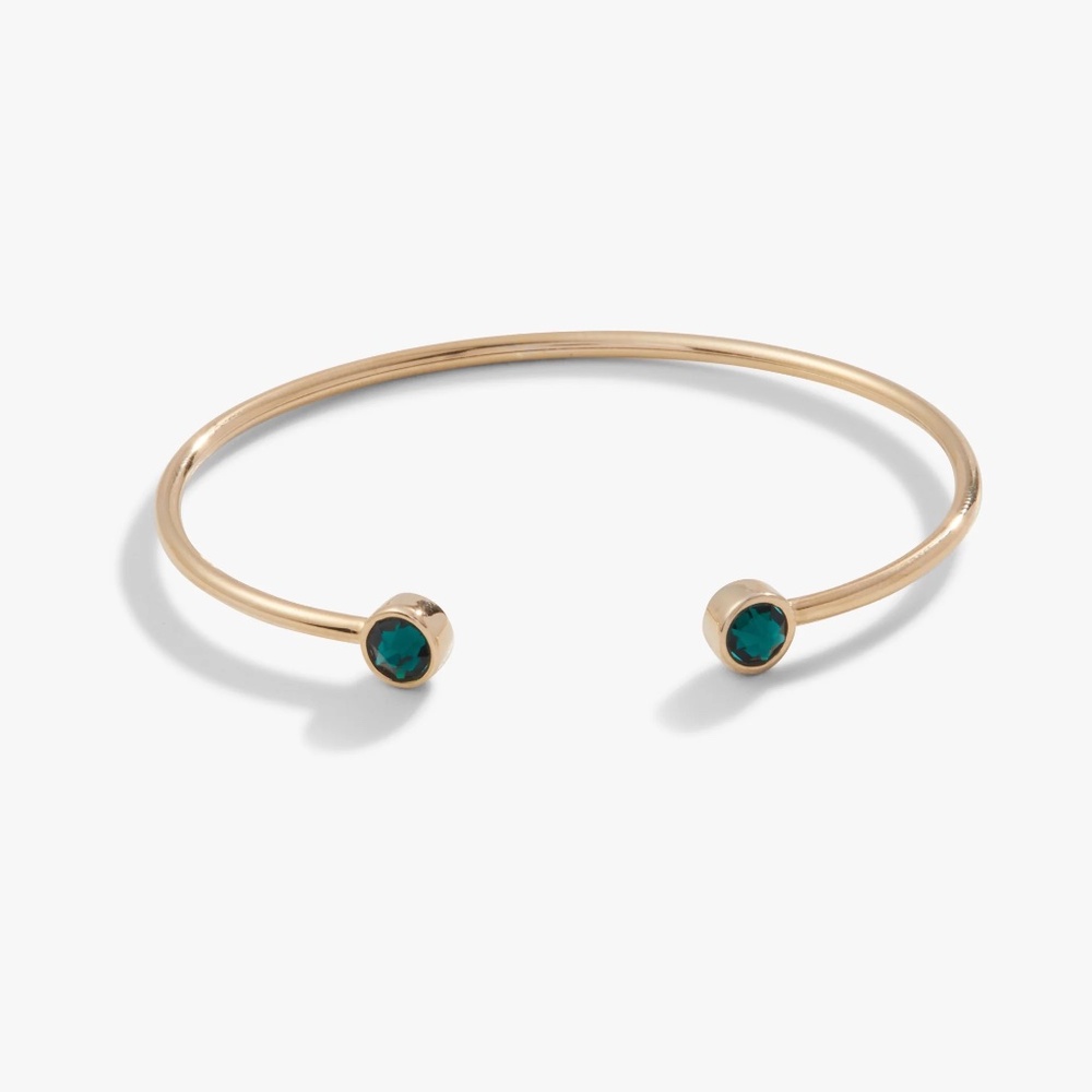 Alex & Ani - Emerald Flex Cuff Bracelet